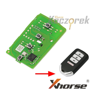 Xhorse 618 - XZBT43EN - klucz surowy - pilot